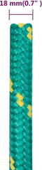 vidaXL - Boottouw - 18 - mm - 25 - m - polypropyleen - groen