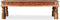 vidaXL Salontafel 110x60x38 cm massief mangohout en sheeshamhout
