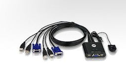 Aten CS22U - KVM-switch - 6x USB 2.0 type-A 3x VGA (D-Sub)