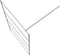 vidaXL - Inloopdouchewand - 115x195 - cm - transparant - ESG-glas - zilverkleurig