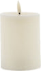 led kaars rustic Ivoor 10x7,5cm