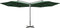 vidaXL - Parasol - dubbel - met - stalen - paal - 600 - cm - azuurblauw
