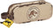 Pennenetui met 2 vakken Jurassic World Dominion Bruin (21 x 8 x 6 cm)