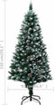 vidaXL - Kunstkerstboom - met - verlichting - kerstballen - dennenappels - 180 - c5