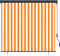 vidaXL - Rolgordijn - voor - buiten - 160x250 - cm - wit - en - oranje