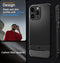 Spigen ACS06703 - Rugged Armor Magfit Case - Schokabsorberend - Zwart