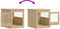 vidaXL - Hondenbench - 64,5x80x71 - cm - bewerkt - hout - sonoma - eikenkleurig