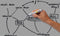 Sigel glasmagneetbord - Be!Board - 90x60cm - composiet grijs - SI-B1306