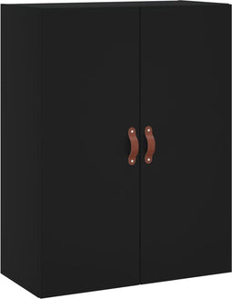 vidaXL - Wandkast - 69,5x34x90 - cm - zwart