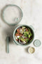 Curver Smart To Go Eco Lunchset 1,6L - Bestekset - Sauscup - Eco groen