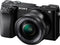 Sony α6100 - Systeemcamera - 24.2 MP 4K video - Zwart