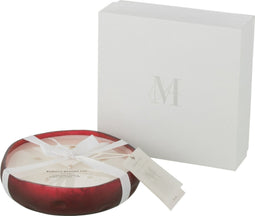 J-Line geurkaars M-Chic - glas - rood - medium - 19U