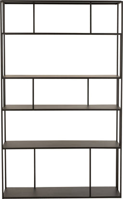 J-Line rek 4 Niveaus - metaal - zwart