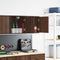 vidaXL - Garagewandkasten - 2 - st - spaanplaat - bruin - eiken