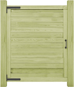 vidaXL - Poort - 125x100 - cm - geïmpregneerd - grenenhout