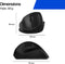 HP Tilt 720M - Ergonomische Muis - Draadloos Bluetooth® en USB - Zwart