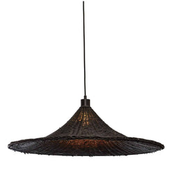 Good&Mojo Borabora - Hanglamp - Ø70cm - Rotan - Zwart