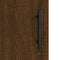 vidaXL - Dressoir - 69,5x34x90 - cm - bewerkt - hout - bruin - eikenkleur