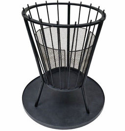 Ceruzo Vuurkorf - Ø40 cm - Vonkenscherm - Gepantserd Staal - Zwart