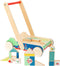 Small Foot Move It! - Houten Loopwagen 28-delig - Motorische ontwikkeling - Kleur: Blank