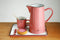 CABANAZ - schenkkan, keramiek, PITCHER, 1.6 liter, roze