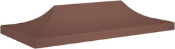 vidaXL Partytentdak - 270 g/m² - 6x3 m - bruin