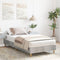 vidaXL - Bedframe - 90x200 - cm - Betongrijs - Gemaakt - van - Hout