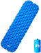 vidaXL - Kampeermatras - opblaasbaar - 190x58x6 - cm - 1-persoons - blauw