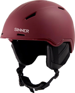 SINNER SNOWMASS - Skihelm - In-Mould technologie - Bordeaux Rood - M