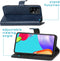 imoshion Hoesje Geschikt voor Samsung Galaxy A52 (4G) / A52s / A52 (5G) Hoesje Met Pasjeshouder - imoshion Luxe Bookcase - Donkerblauw