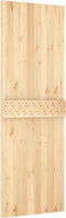 vidaXL - Schuifdeur - met - beslag - 70x210 - cm - massief - grenenhout