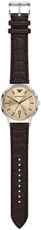Emporio Armani AR11783 - Polshorloge - Quartz - 43 mm - Bruin