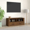 vidaXL - Tv-meubel - 100x35x40 - cm - bewerkt - hout - bruin - eikenkleur