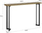 SoBuy FSB50-PF - Consoletafel - Zwart metalen frame en spaanplaatblad - 120x20x75cm