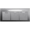ETNA AB791RVS - Wandschouw afzuigkap - 632 m³/h - RVS met zwart glasdesign