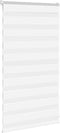 vidaXL - Zebra - blind - 70x100 - cm - stofbreedte - 65,9 - cm - polyester - wit