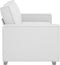 vidaXL - Loveseat - Sofa - in - Wit - - - 140 - cm - Kunstleer