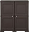vidaXL - Opbergkast - hout-look - 79x43x85,5 - cm - kunststof - bruin