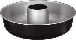 5Five Taarten bakken bakvorm/bakgerei Backery Pro - metaal - anti-aanbak laag - zwart - 25 x 7.2 cm