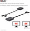 Club 3D CAC-1335 - HDMI + Micro USB naar DisplayPort™ Adapter - 4K120Hz of 8K30Hz - Zwart