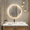 Coast LED Badkamerspiegel - Rond 60x60 cm - Dimbaar - Anticondens - Zilver