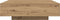 vidaXL - Salontafel - met - LED-verlichting - Artisan - Eiken - 100x100x31 - cm