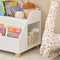 SoBuy KMB54-W - Kinderboekenplank - 3 Compartimenten - Wit