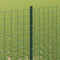 vidaXL - Sfeerpaaltjes - 11 - stuks - U-Channel - Groen - 140 - cm - Staal