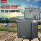 DistinQ DQCB25GY - Elektrische Koelbox - 12V 230 Volt - 25L - Grijs