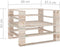 vidaXL - Tuinbank - pallet - geïmpregneerd - grenenhouten