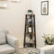 Houten Hoekkast met 4 Niveaus - Vintage Bruin