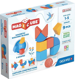 Geomag | Magicube Vormen Gerecycled Dieren 9 Stuks