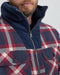 Life Line Peter Gevoerde Flanel Vest Heren Zwart/rood/wit Maat M