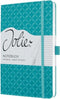 Sigel - notitieboek - Jolie Flair - A5 - hardcover - 174 pagina's - lijn - 80 grams papier - aqua groen - SI-JN103